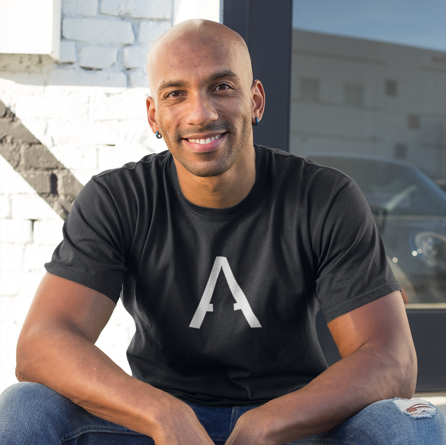 Arnaud Black-White Short Sleeve T-Shirt