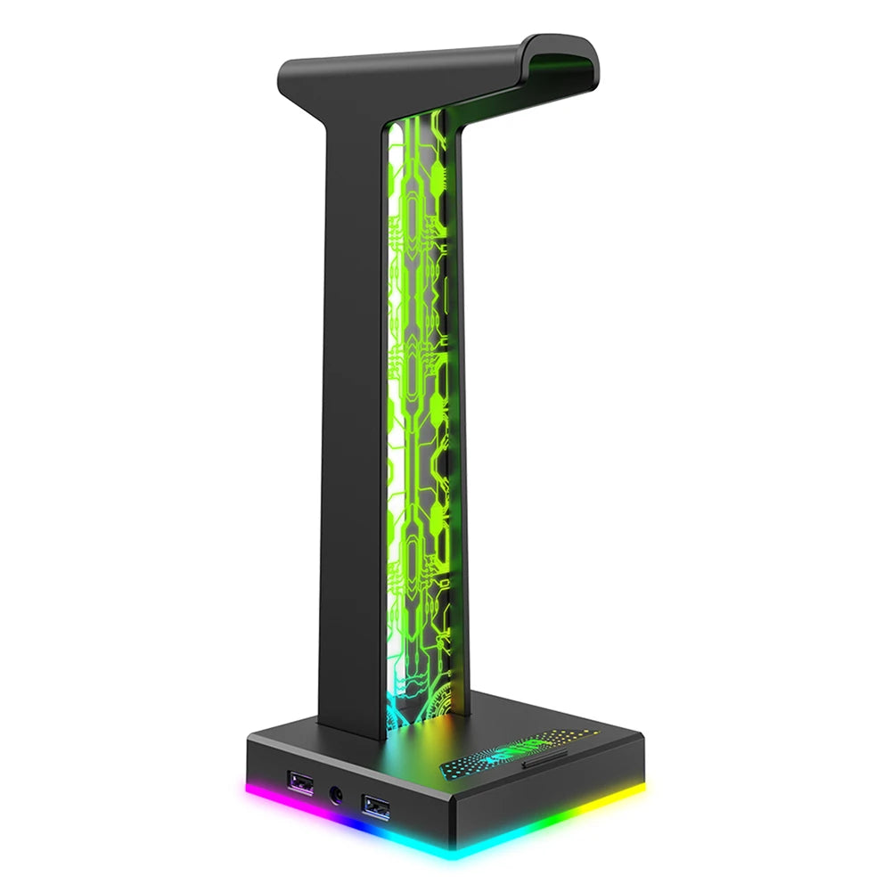 Pro RGB Headset Stand with USB Hub