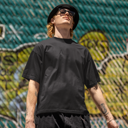Arnaud Unisex Organic Oversized High Neck T-shirt