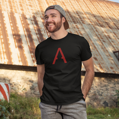 Arnaud Short Sleeve Black-RED T-shirt