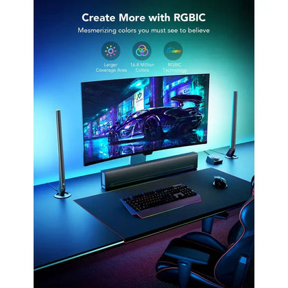 Pro RGB Gaming Light Bars with Smart Control