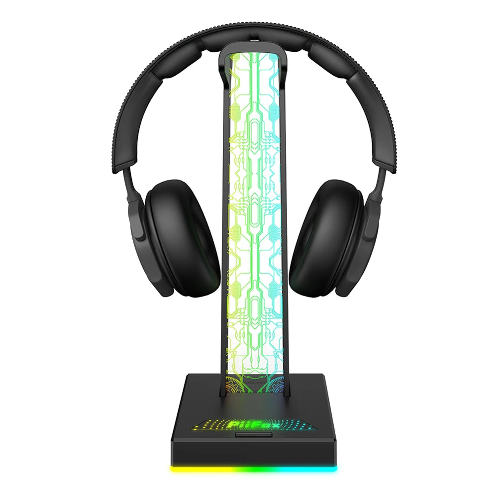 Pro RGB Headset Stand with USB Hub