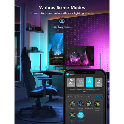 Pro RGB Gaming Light Bars with Smart Control
